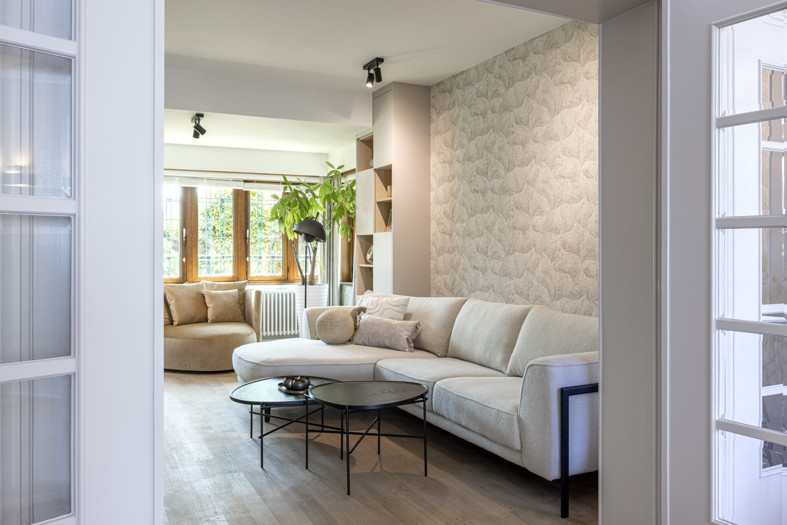 Woonkamerrenovatiebankstel